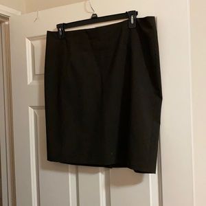 Halogen Straight Brown Skirt Size 16